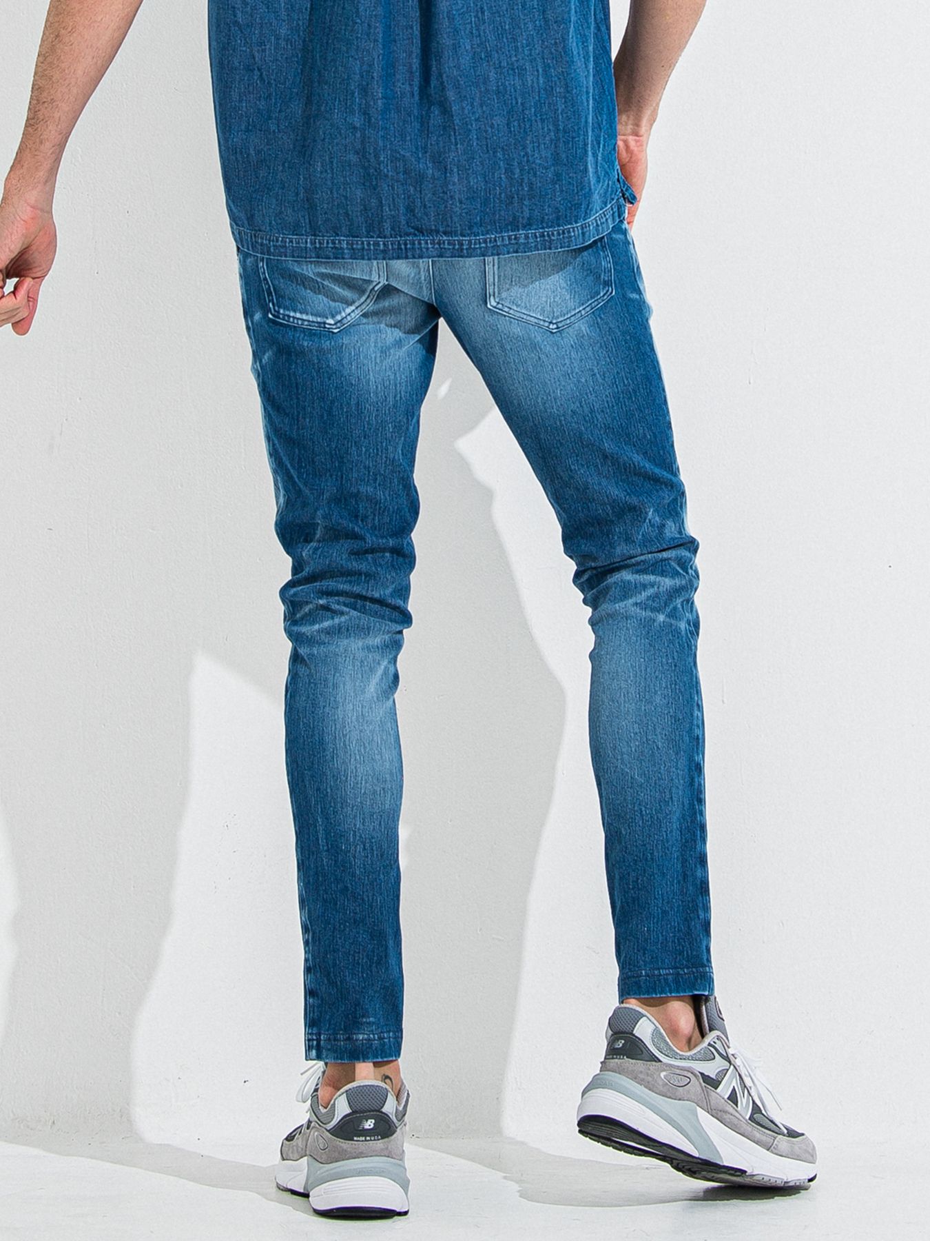 【予約品】DENIM JERSEY CHRIS EASY TUCK PT / デニムジャージクリスイージータックパンツ / ダーク