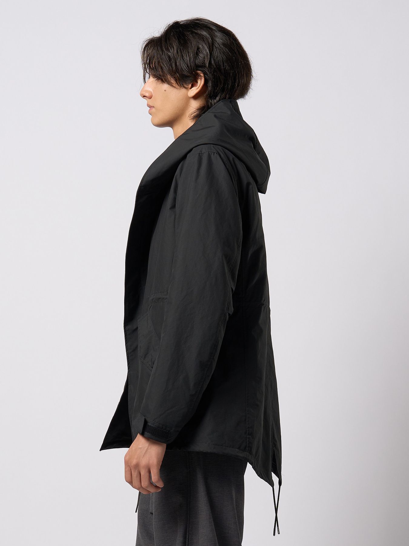【予約品 9月23日(火) 締切】wrap field parka / ラップフィールドパーカ / ブラック