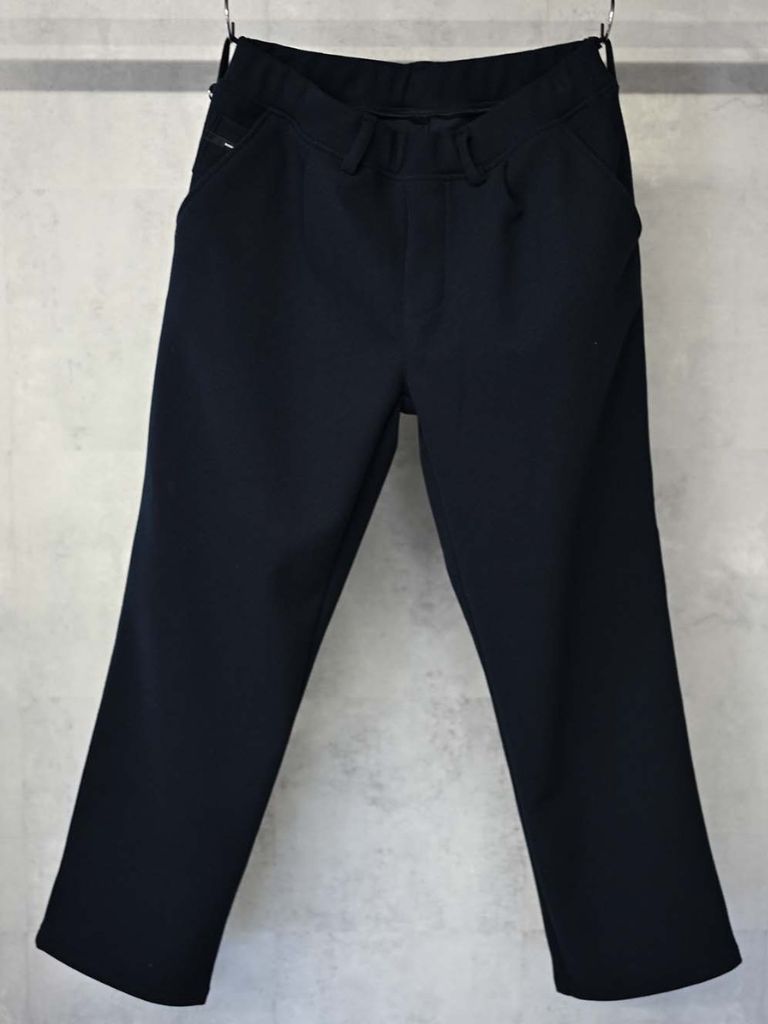 《予約9月1日18時締め》 MELTON WIDE TUCK PANTS  / ワイドタックパンツ / ネイビー