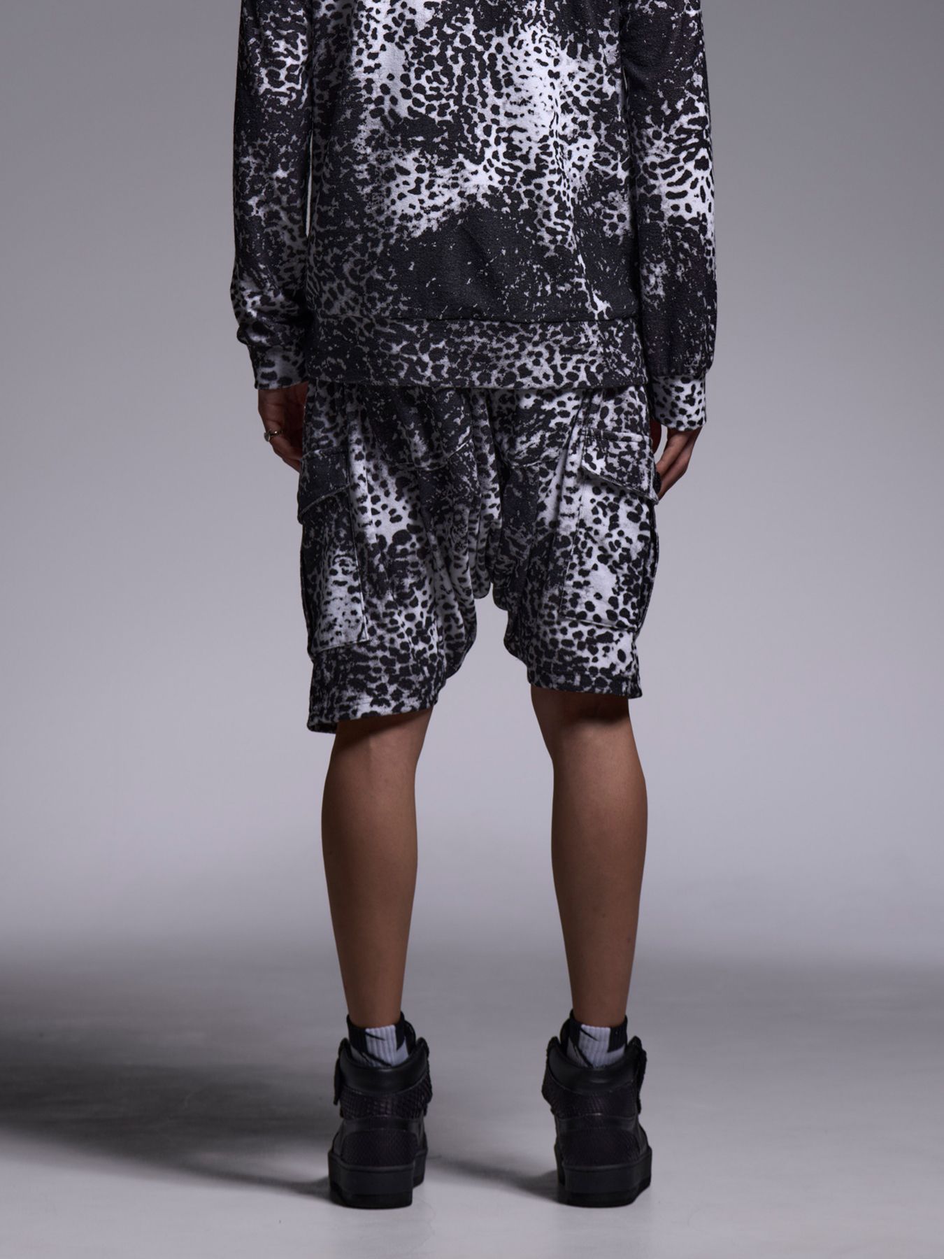 【予約品 1月4日(日) 締切】Sarrouel Shorts / サルエルショーツ / ブラック&グレー