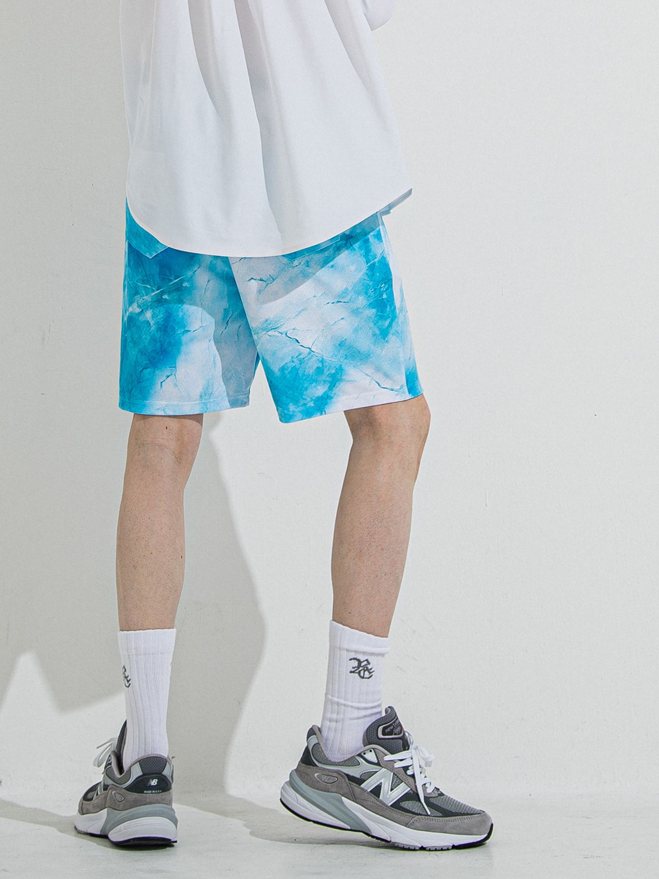 【予約品 】RASH SHORTS / ラッシュガード ショーツ / マーブルブルー