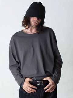 LONGCHILL / ロンT / チャコールグレー