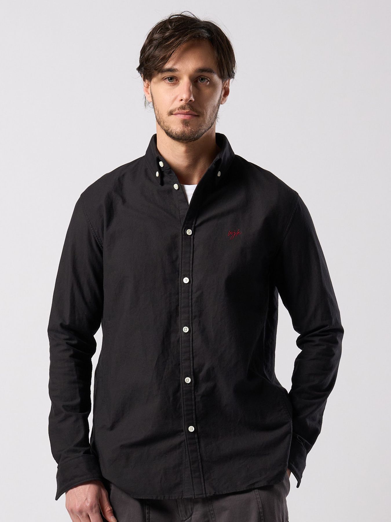 【予約品 4月19日(日) 18時締切】classic B.D shirt / クラシック ボタンダウンシャツ / ブラック