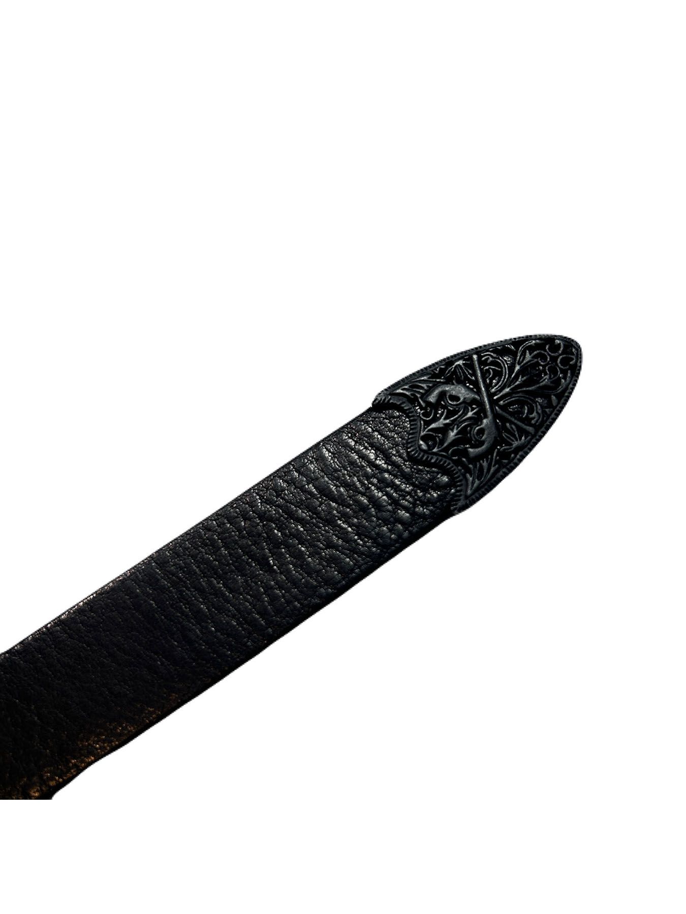【予約品 8月10日(日) 締切 】COW LEATHER BELT / カウレザーベルト / ブラック