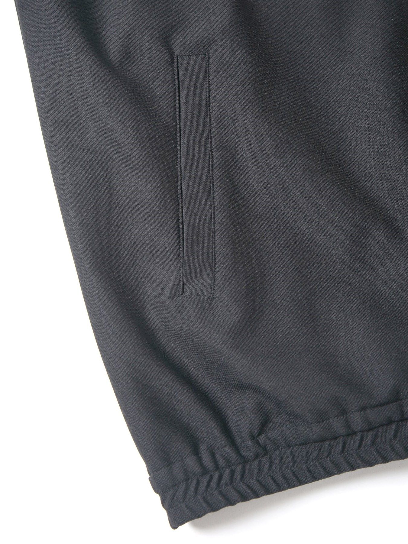 ポリ キュプラ ナイロン ハイブリッドジャージ トラックジャケット  / Crew Neck T-shirt / ブラック 【STRUM】