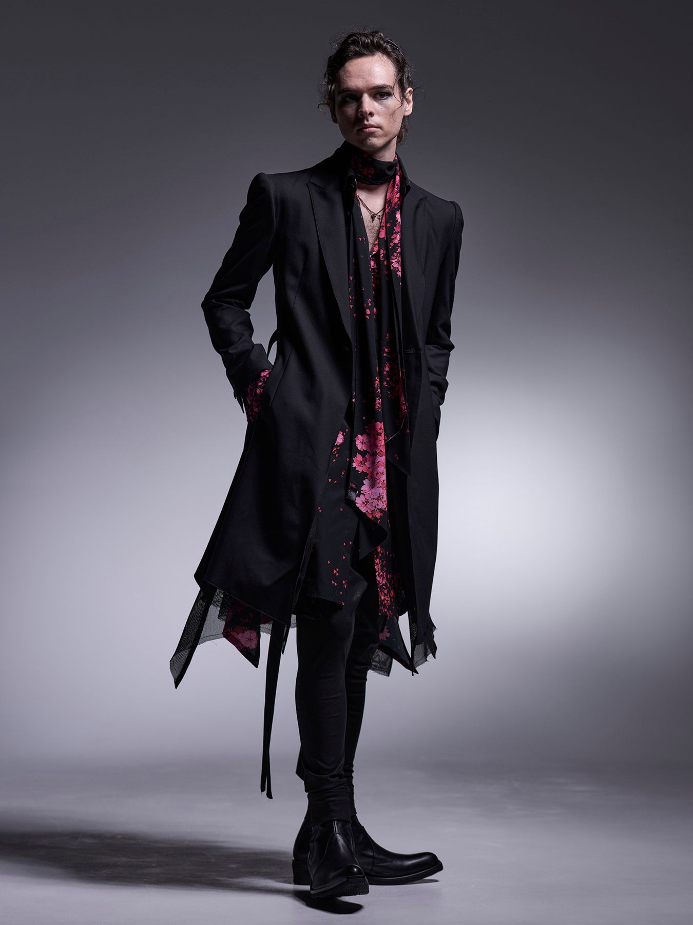 【予約品 7月13日(日) 締切】Long Flare Jacket / ロングフレアジャケット / ブラック