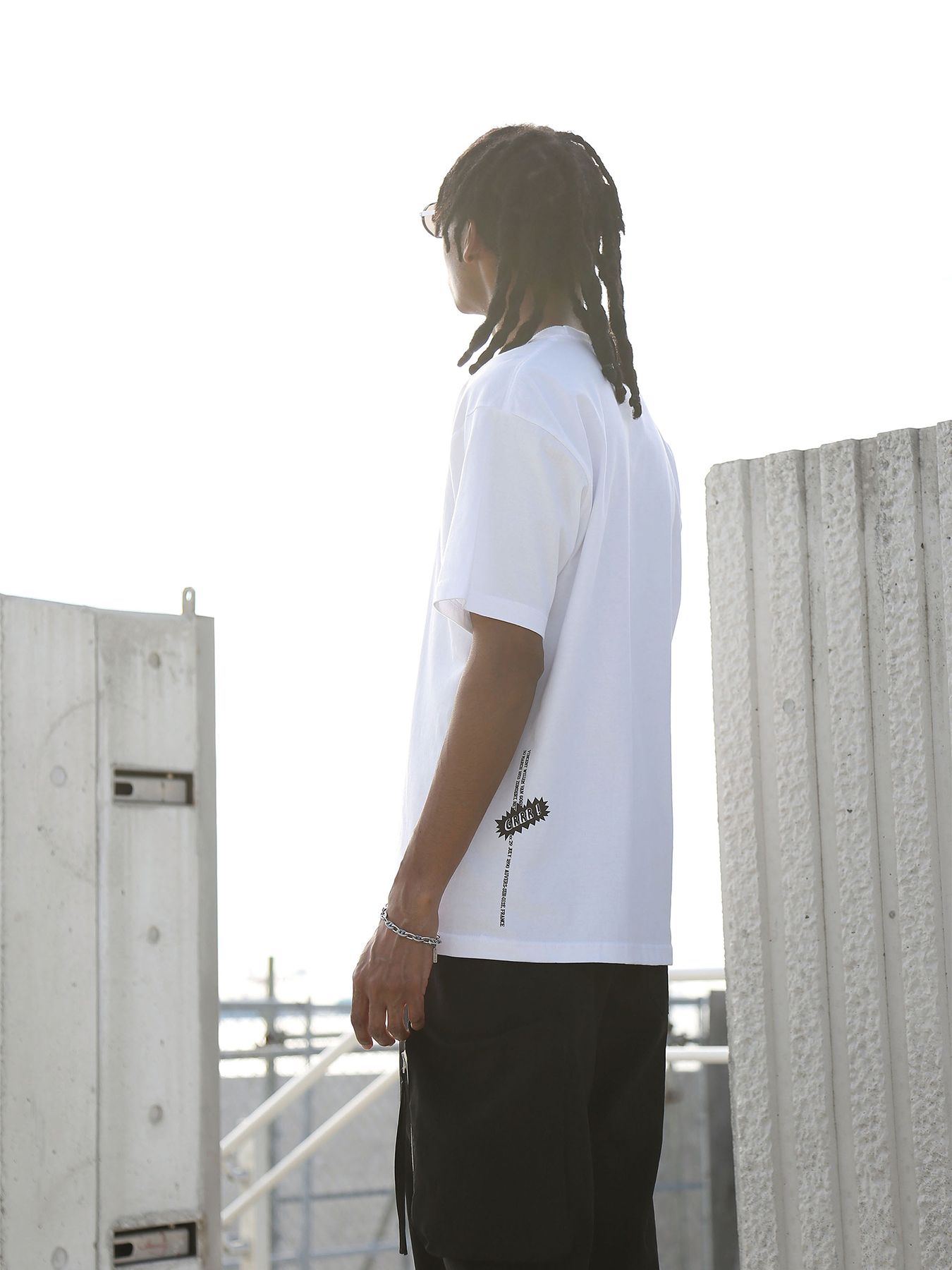 GRRR TEE / プリントTシャツ / ホワイト【QUOLT】