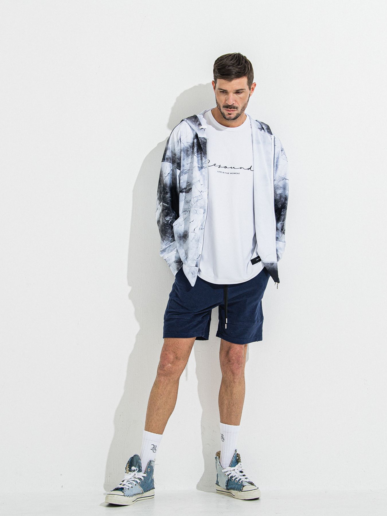 【予約品】TYLER PILE SHORTS / タイラーパイルショーツ / ネイビー