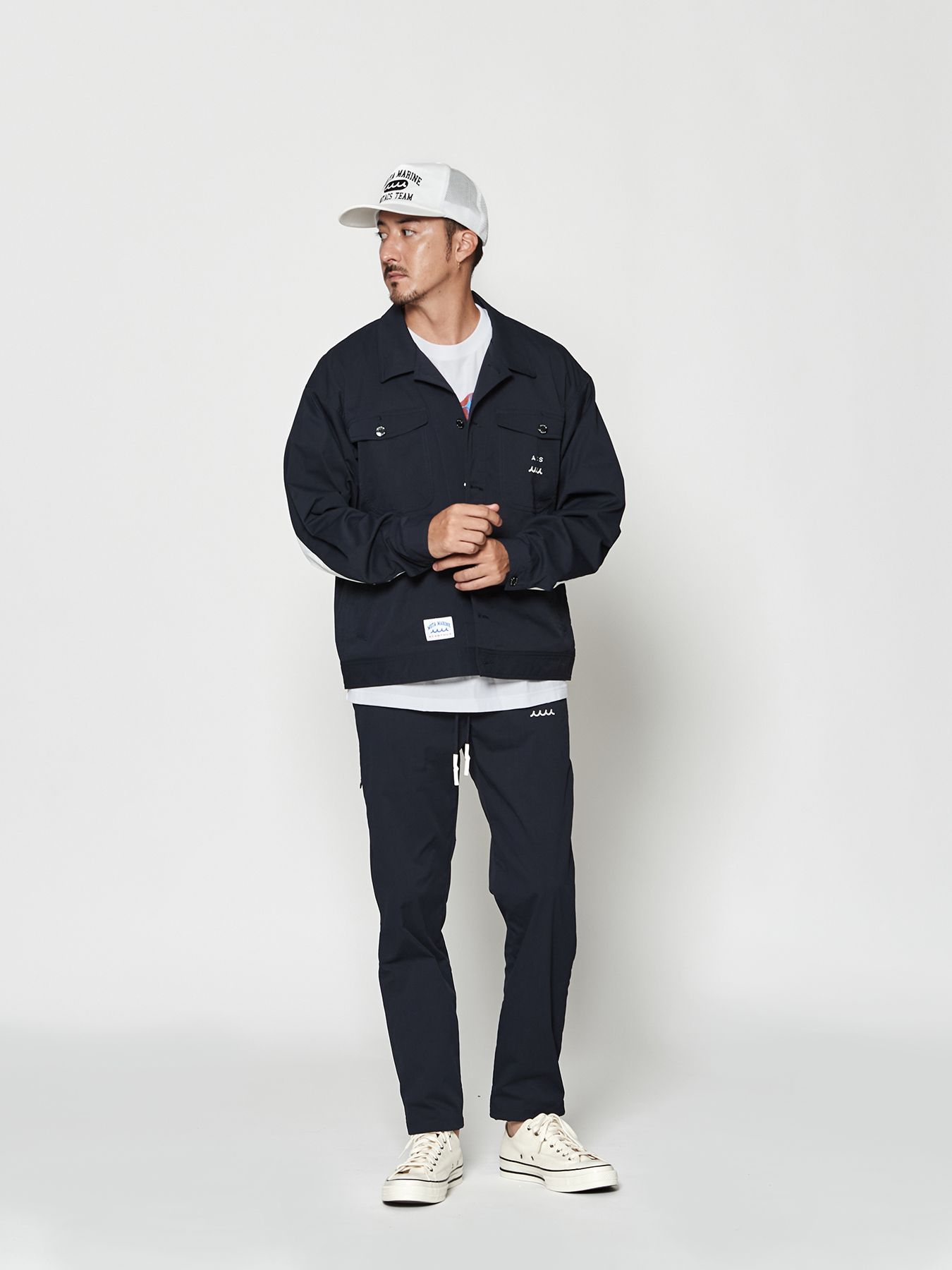 【予約品 10月9日(木) 締切】muta Trucker Jacket / トラッカージャケット / ネイビー【Acanthus × muta MARINE】