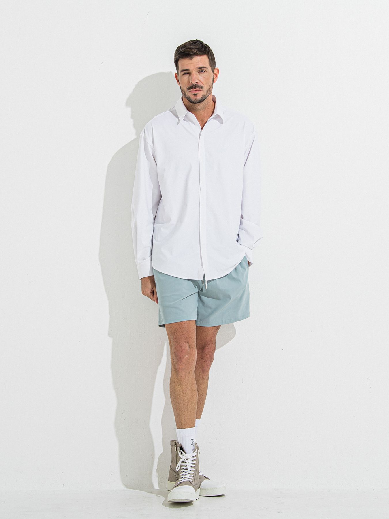 【予約品 】TV NYLON SHORTS / ティーヴィーナイロンショーツ / アクア