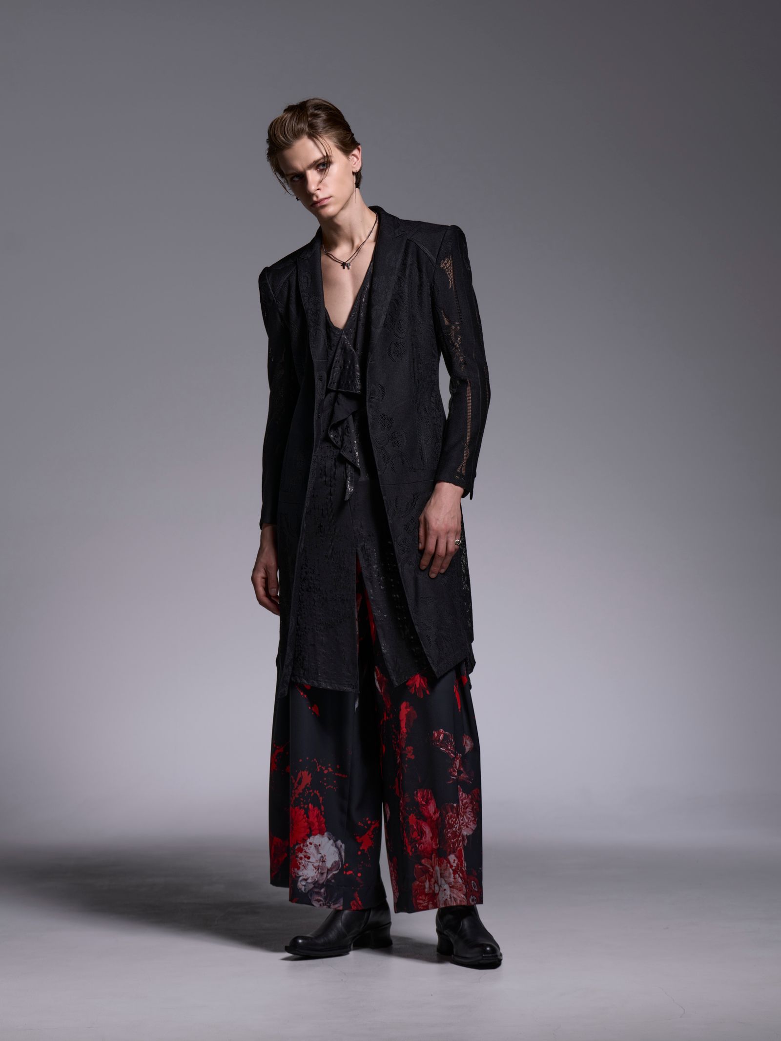 【予約品 1月4日(日) 締切】Flare Long Tank Top / フレアロングタンクトップ / ブラック