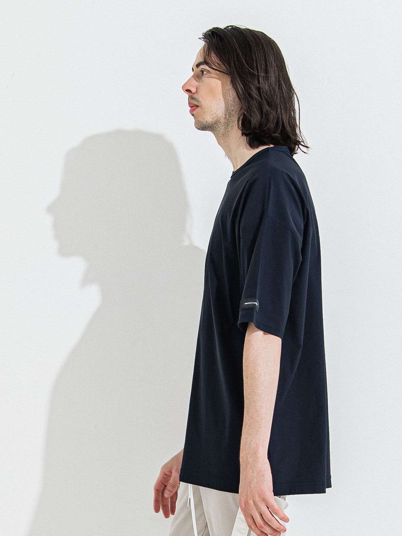 【予約品 】NYLON OVER T /  ナイロンオーバーサイズTシャツ / ネイビー