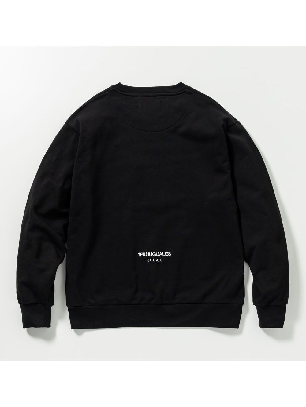THE SIMPSONS CREW NECK スウェット / ブラック1PIU1UGUALE3 RELAX