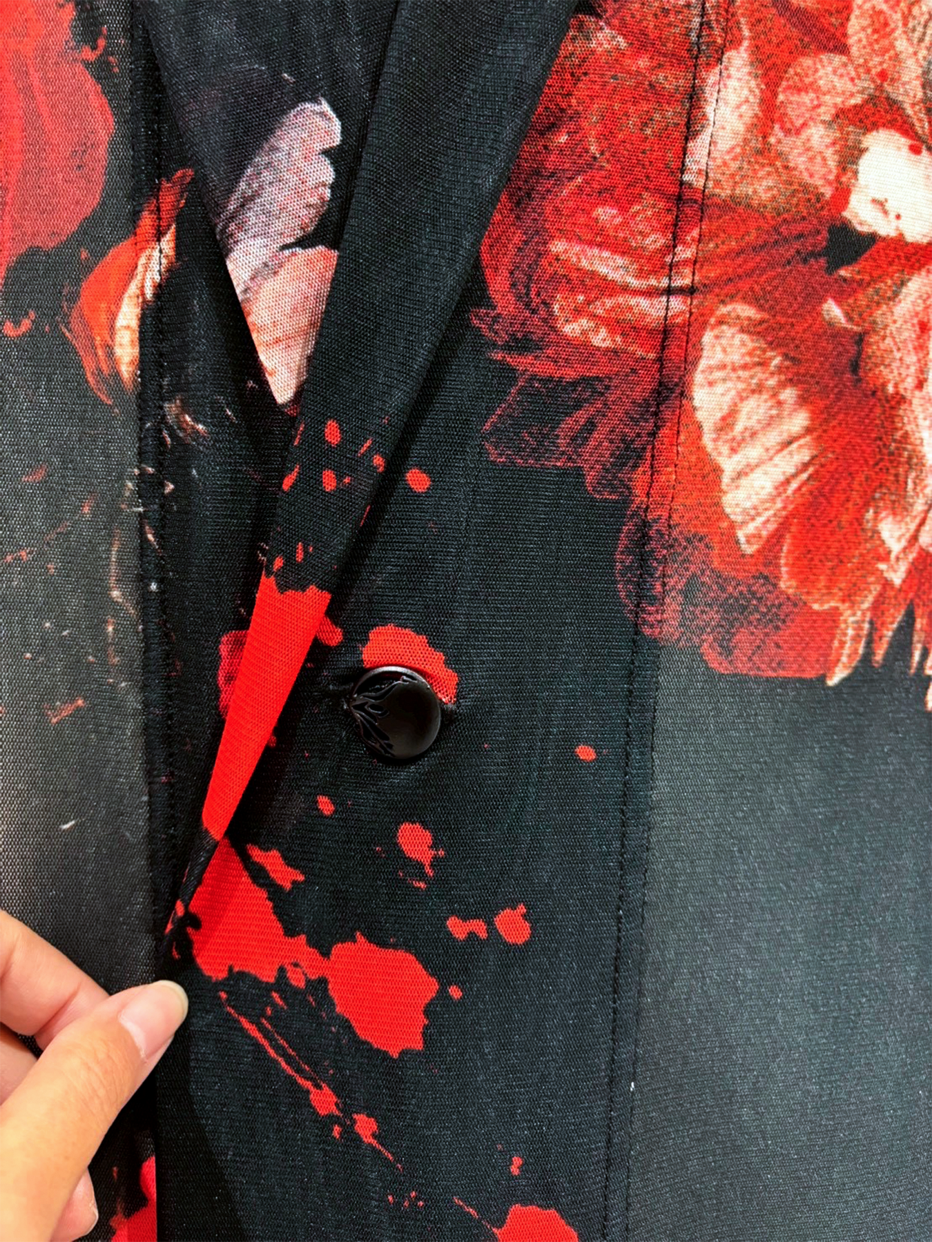 【予約品 1月4日(日) 締切】Dolman Sleeve Cardigan / ドルマンスリーブ カーディガン / ブラックフローラ