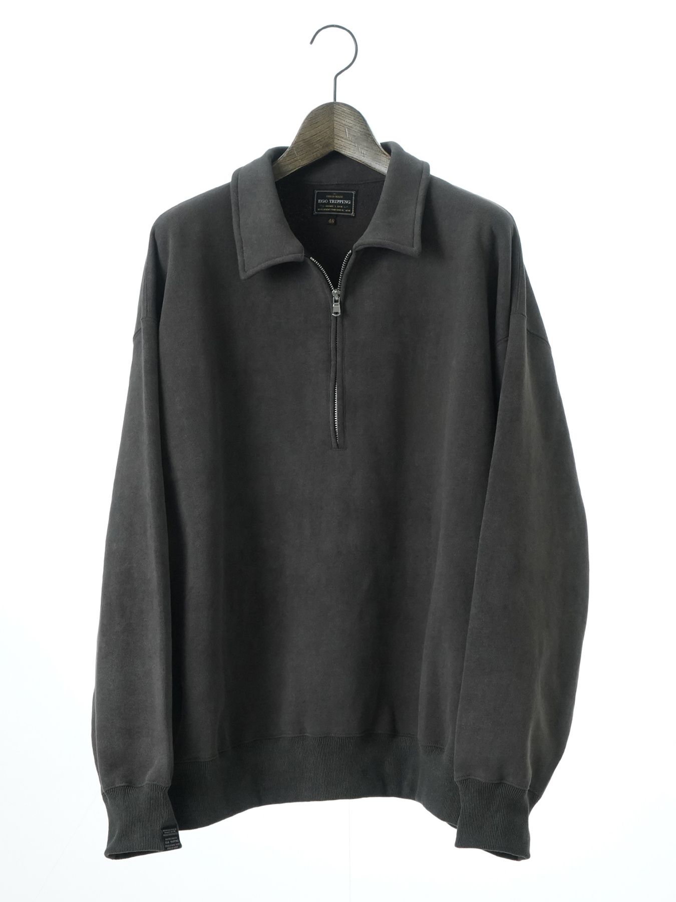 【予約品 11月23日(日) 締切】MINIMALPULLOVER / プルオーバーシャツ / CHARCOAL
