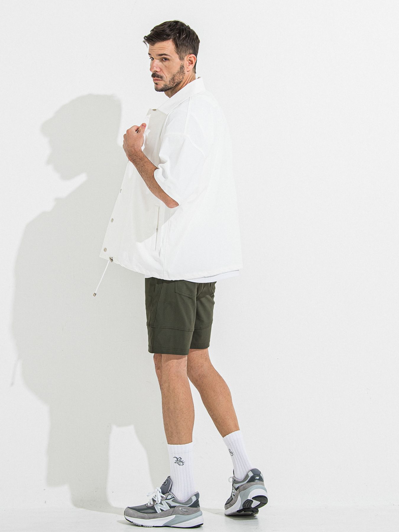 【予約品 】RASH OVER NO SLEEVE / ラッシュガード オーバーサイズノースリーブ / RCホワイト