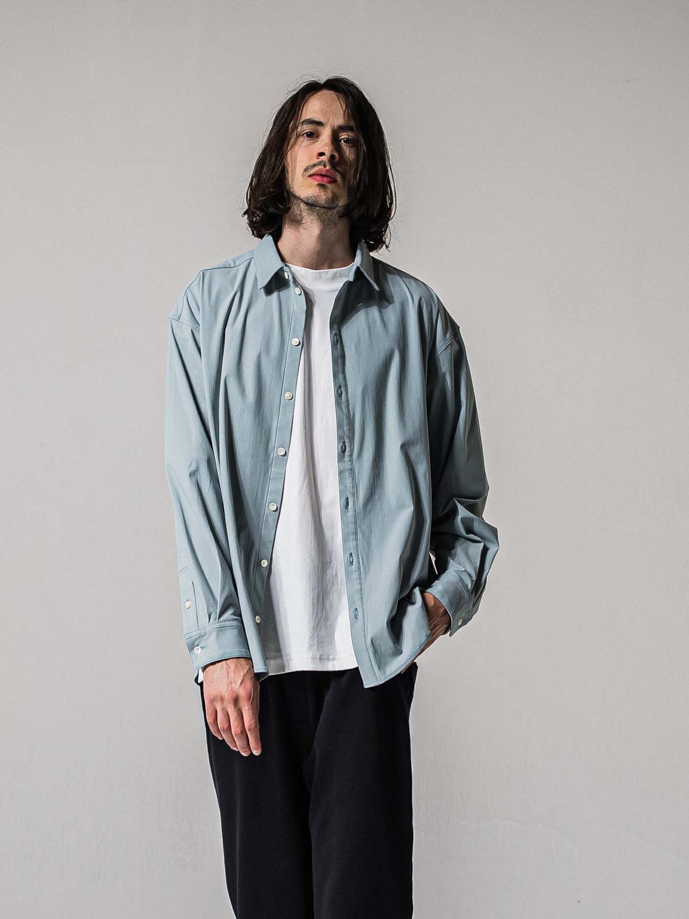 【予約品 11月16日(日) 締切】NYLON JACK SHIRTS / ナイロン ジャックシャツ / アクア