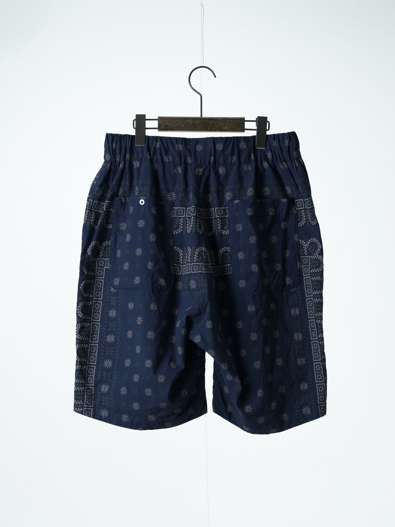 【予約品 2月1日(日) 締切】VINTAGEBANDANA SHORTS / ヴィンテージバンダナ柄 ショーツ / ネイビー