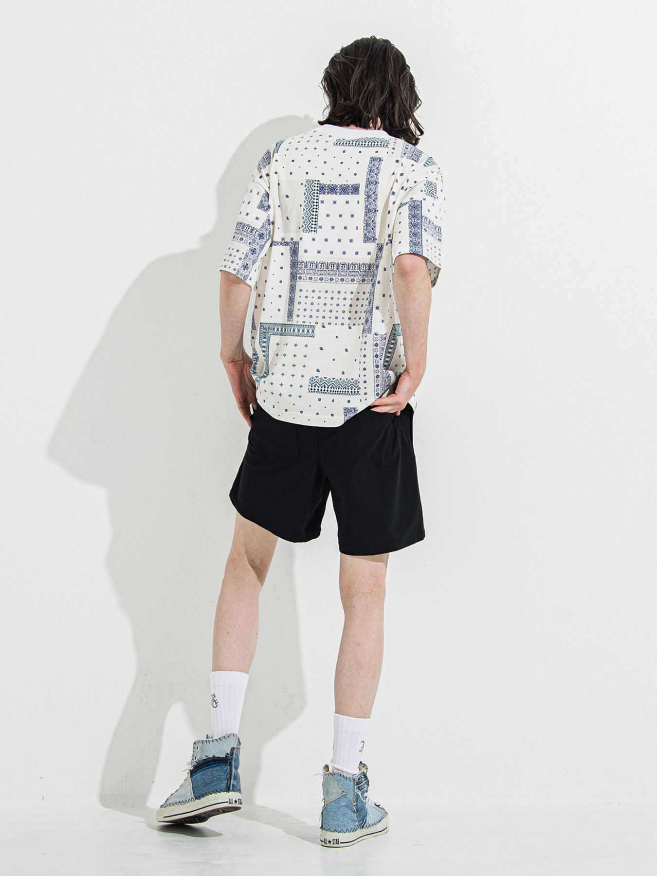 【予約品 】TV NYLON SHORTS / ティーヴィーナイロンショーツ / ブラック
