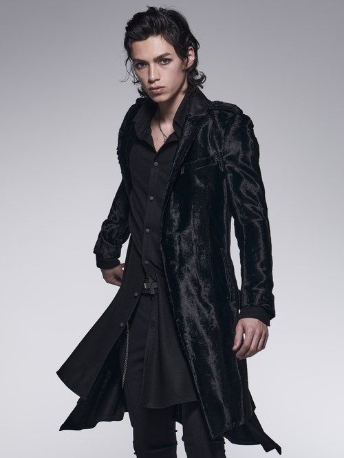 《予約品》 LongPeackedJacket / ロングジャケット / ブラック 【kiryuyrik】 10月以降入荷予定