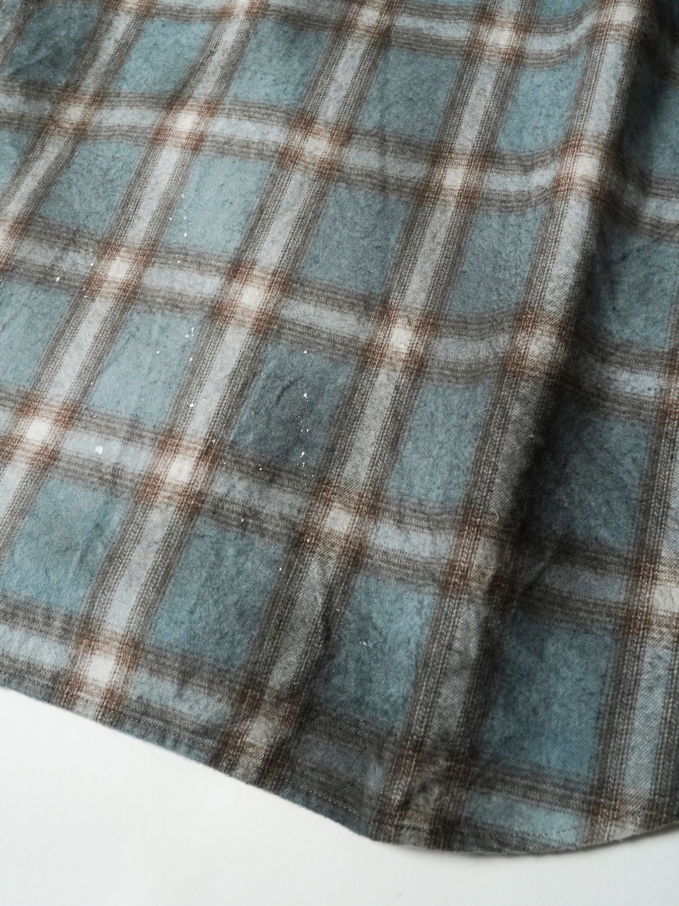 【予約品 7月5日(日) 締切】HAZE FLANNELSHIRTS dirty / フランネルチェックシャツ / ダーティーサックス