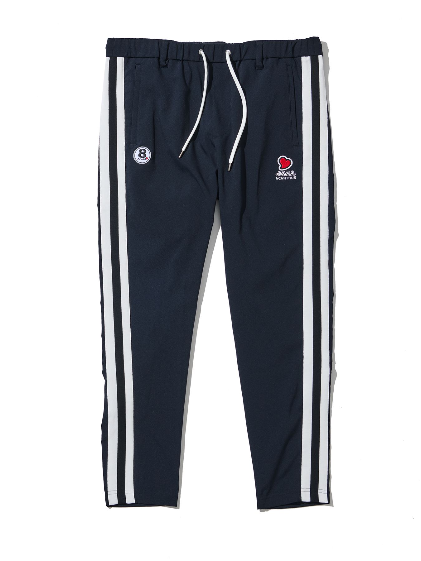 【予約品 10月9日(木) 締切】muta sweet side line pants / ラインパンツ / ネイビー【Acanthus × muta MARINE】