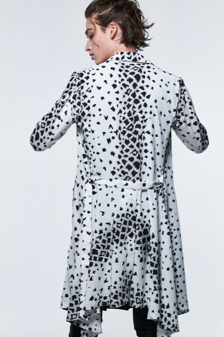 《予約品》 FlareJacket / ホワイトレオパード 【kiryuyrik】 2023年3月以降入荷予定