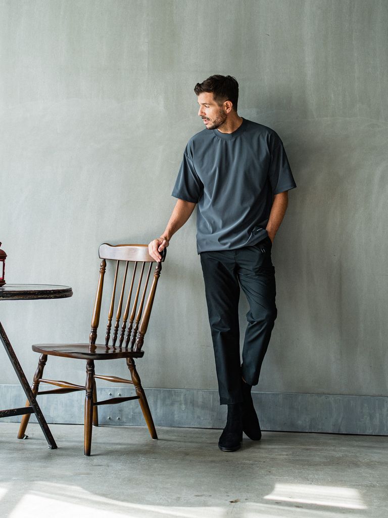 《予約品3月3日18：00締め》 PAT WIDE EASY PANTS / イージーパンツ / ブラック