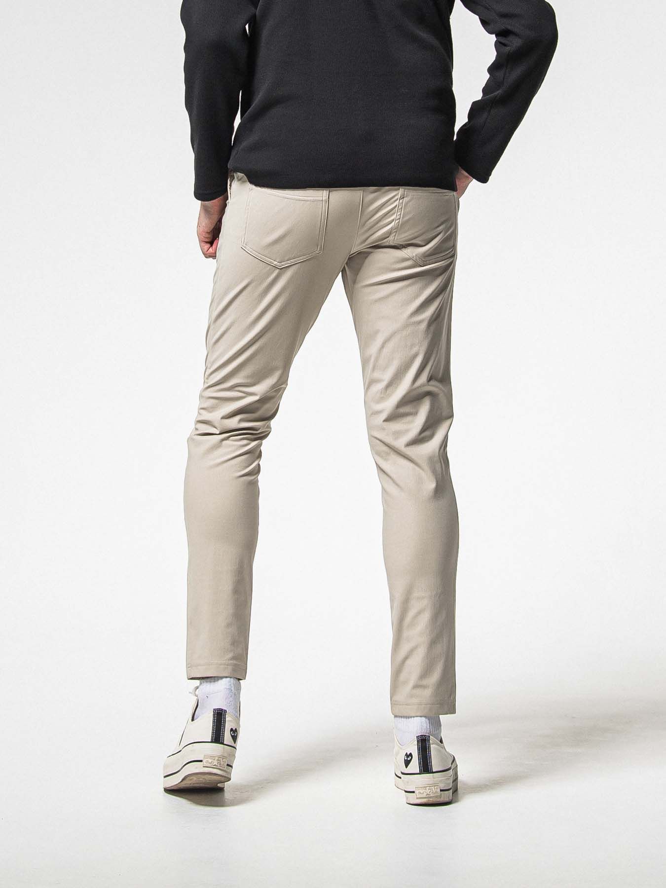 【予約品 8月31日(日) 締切】CHRIS EASY HEAT TUCK PANTS / クリス イージー ヒートタックパンツ / グレージュ
