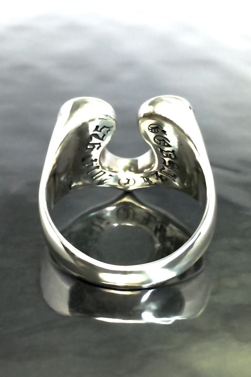 《受注生産》 MELODIC HORSESHOE RING リング 【GOD SIZE】 注文から1~2週間後入荷予定