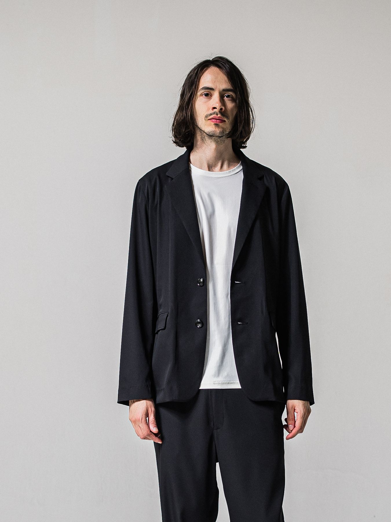 【予約品 11月16日(日) 締切】NYLON LONGSLEEVE TEE / ナイロン ロングスリーブTシャツ / ホワイト