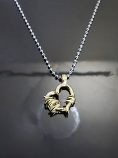 《受注生産》BRASS THORNY HEART PENDANT / ブラスソーニーハートペンダント / 注文から1～3週間後入荷予定