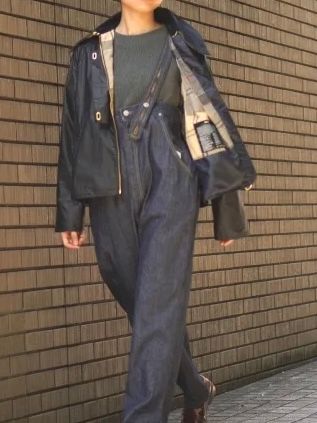 デニムビックオーバーオール made in Japan