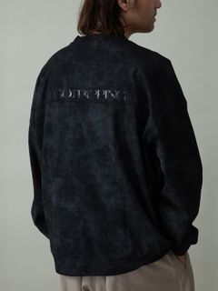 【予約品 2月1日(日) 締切】SWITCHCUT / ロゴプリント カットソー  / ブラック