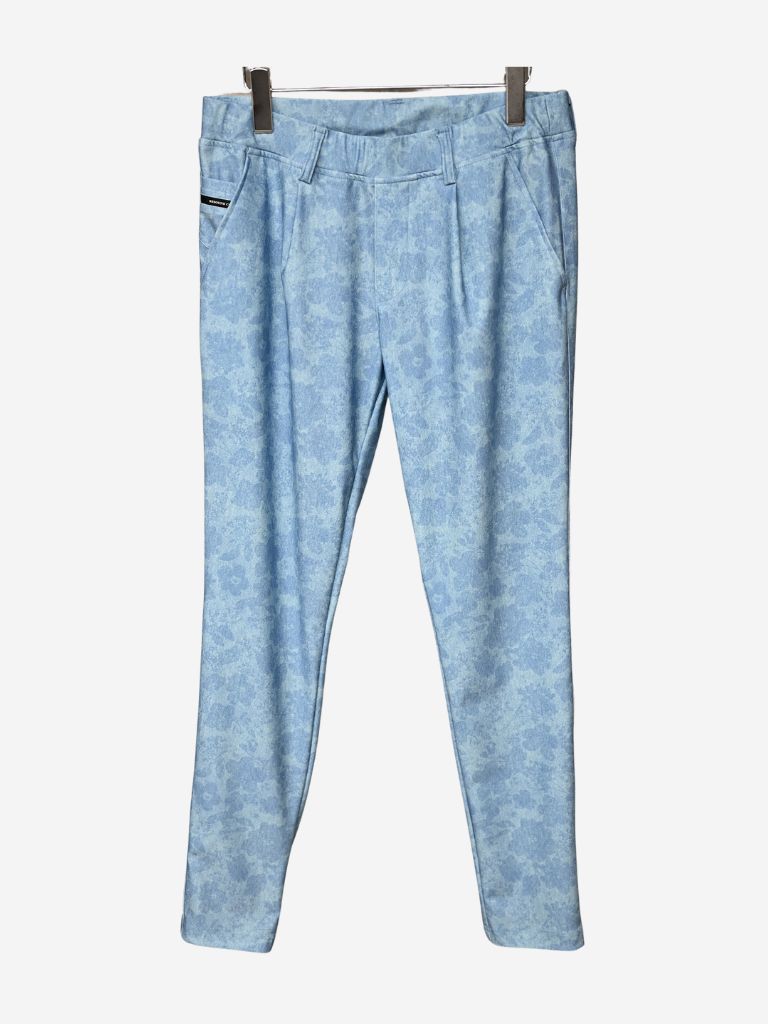 《予約11月17日19時締め》 CHRIS EASY  TUCK PANTS / イージータックパンツ / フラワーブルー