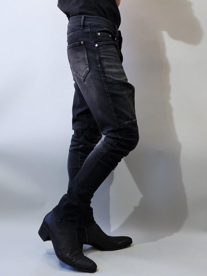 ys Yuji SUGENO - Supima Stretch Denim USED Semi-saruel Pants