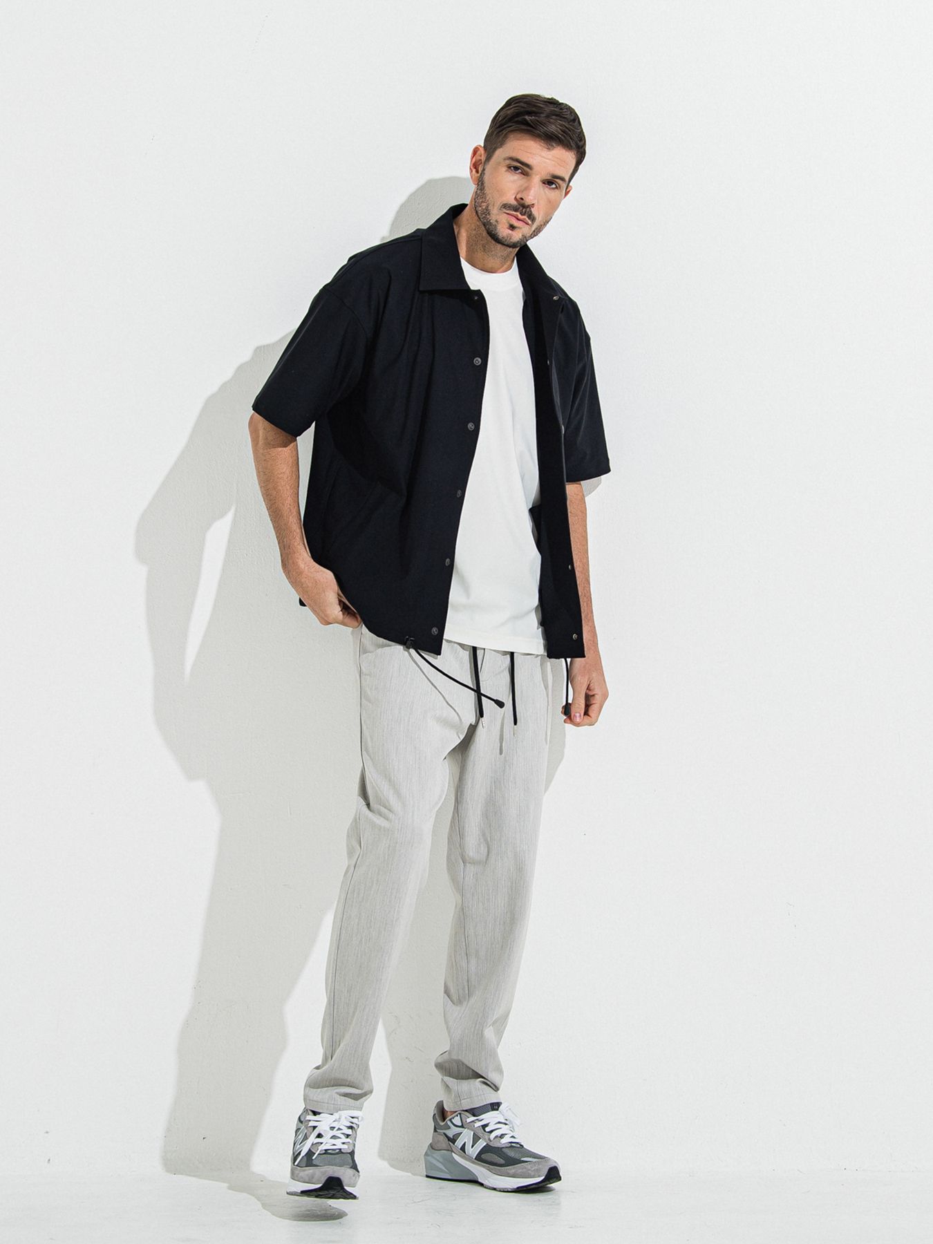 【予約品 】DAVID NYLON CARGO PANTS / デヴィッドナイロンカーゴパンツ / グレー