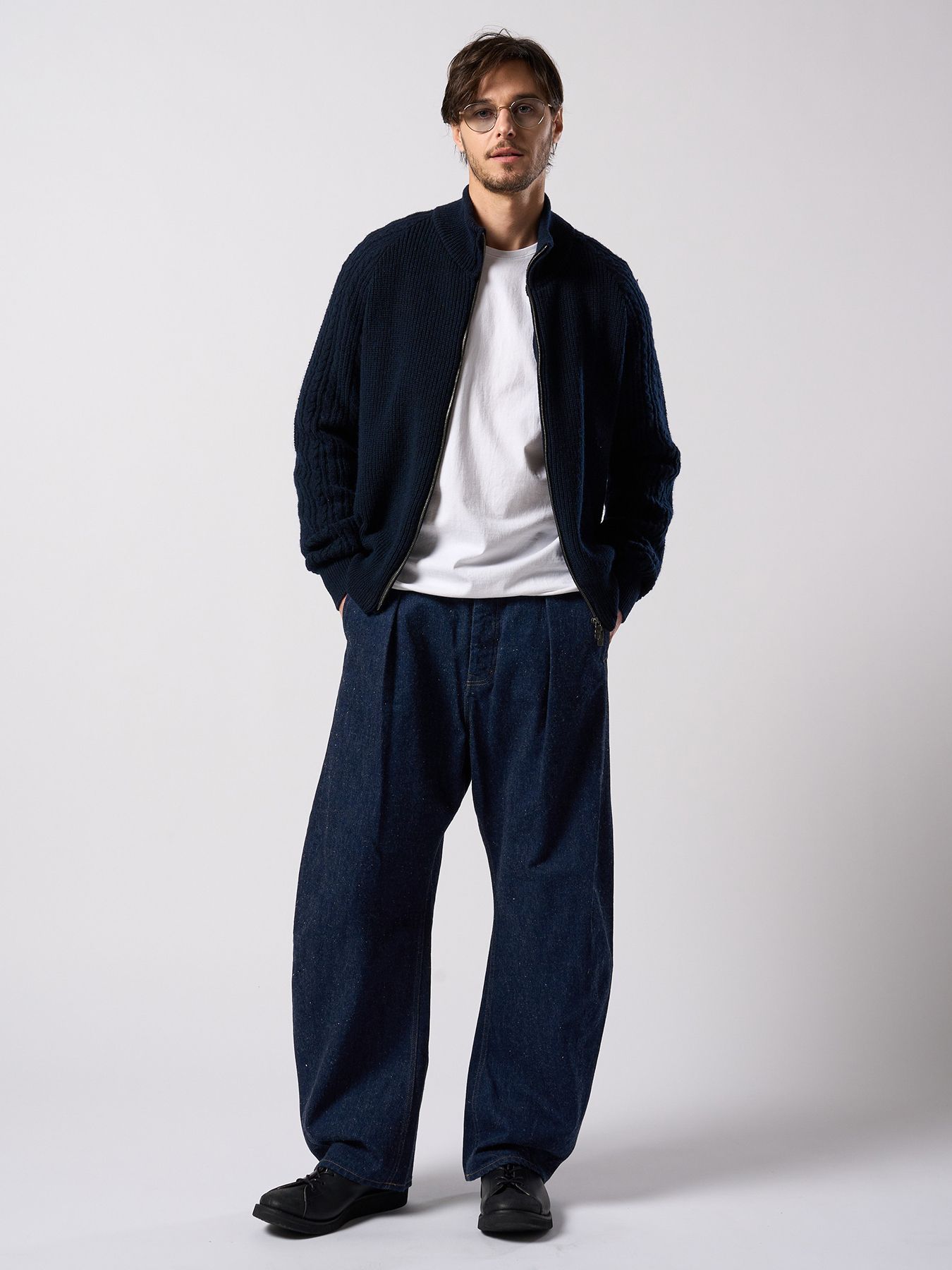 【予約品 4月19日(日) 18時締切】cut-off crew-neck L/S / カットオフ クルーネック ロングスリーブ / ホワイト