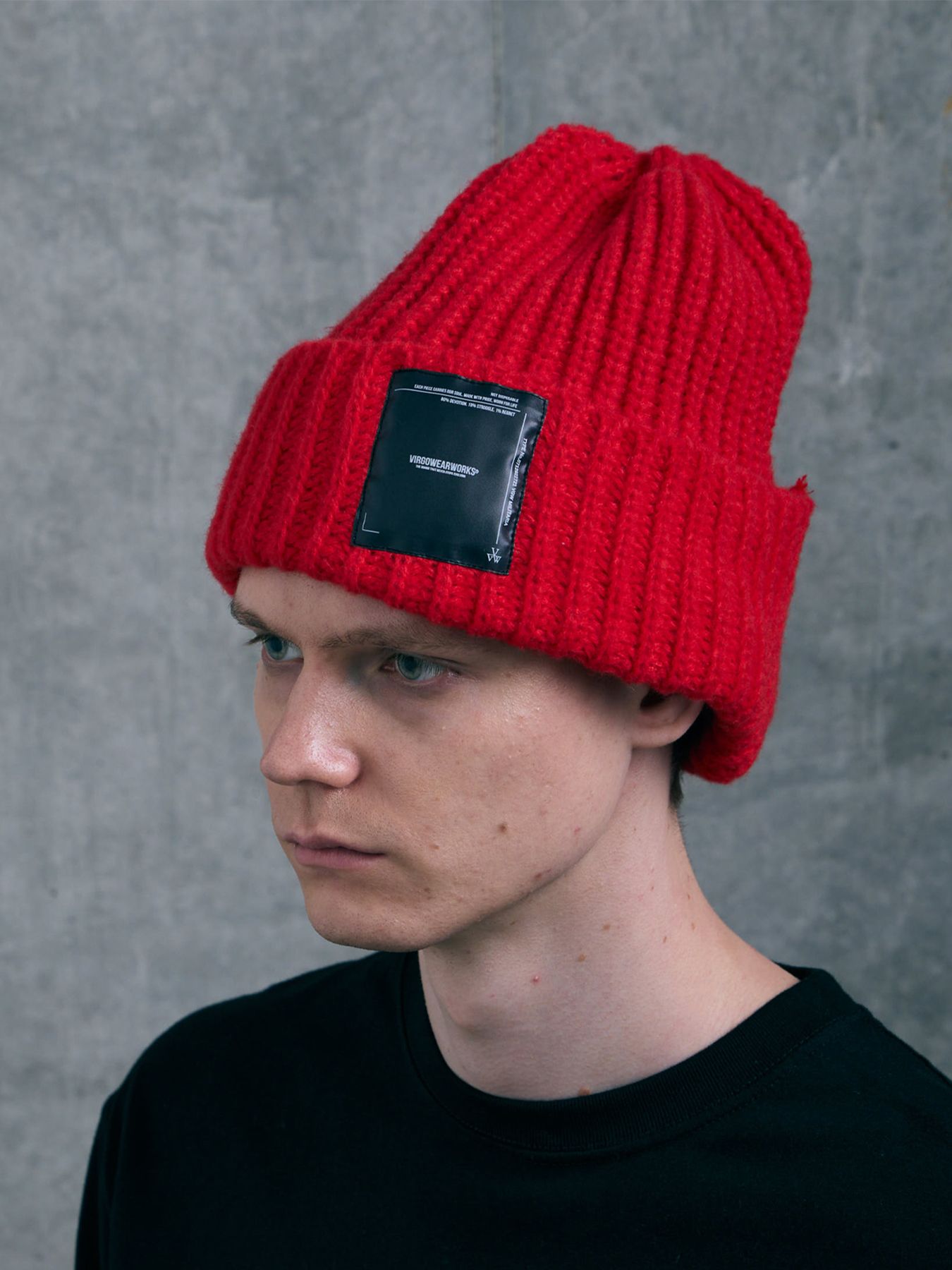 MASSIVE WAVE BEANIE 2 / RED
