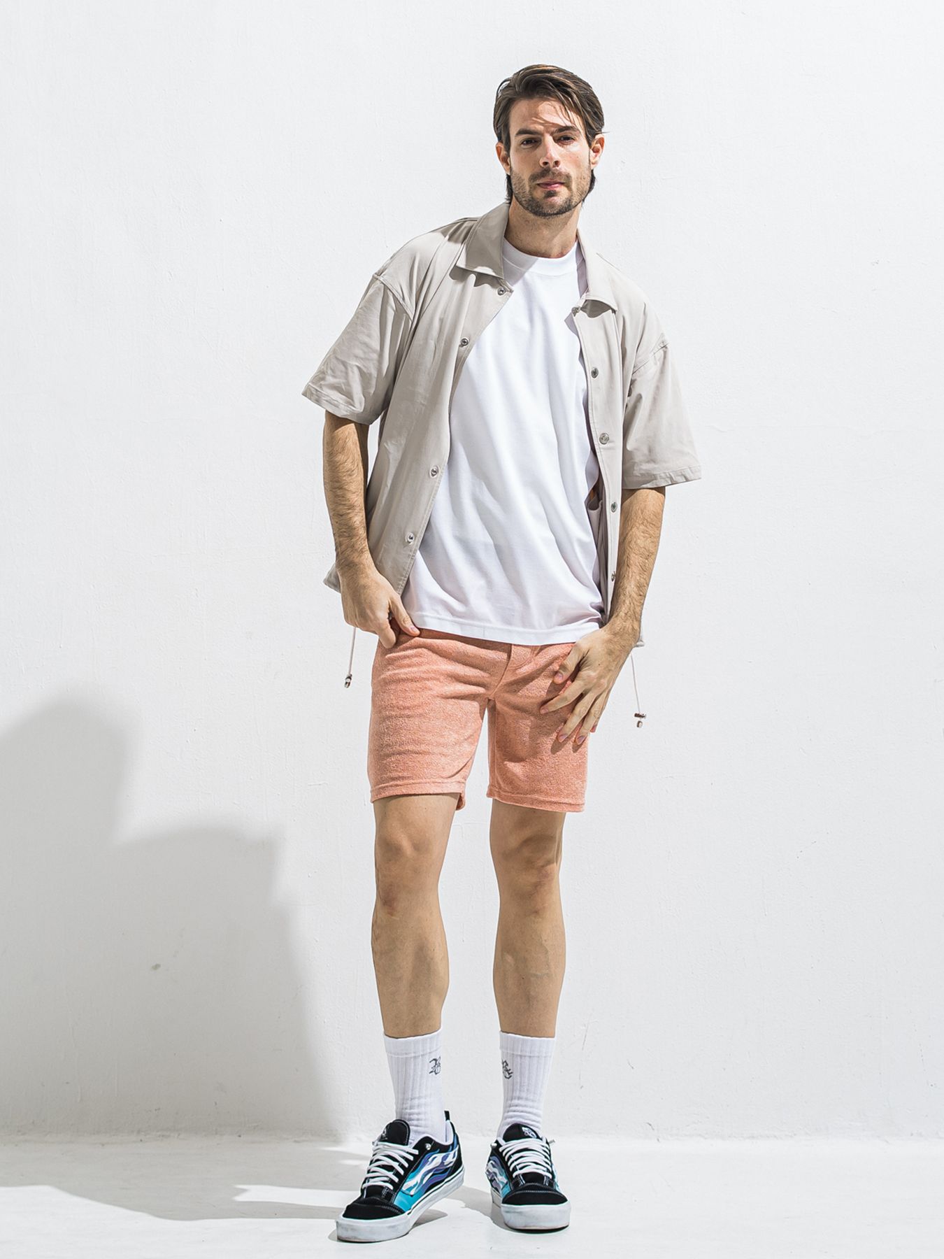 【予約品 2月15日(日) 18:00 締切】VINTAGE PILE SHORTS / パイルショートパンツ / ピンク