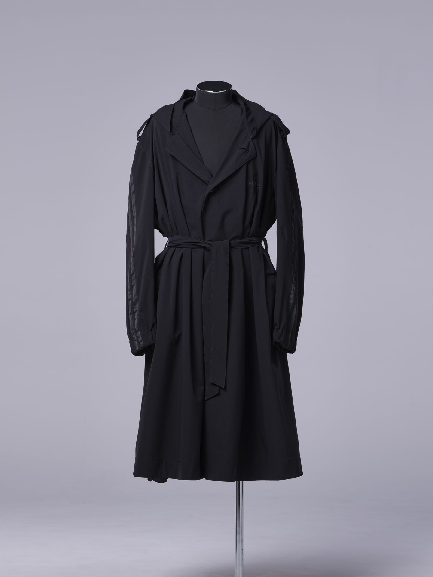 《予約品11月4日 》 LineBigSilhouetteHoodie / フーディーコート / ブラック×ブラックライン
