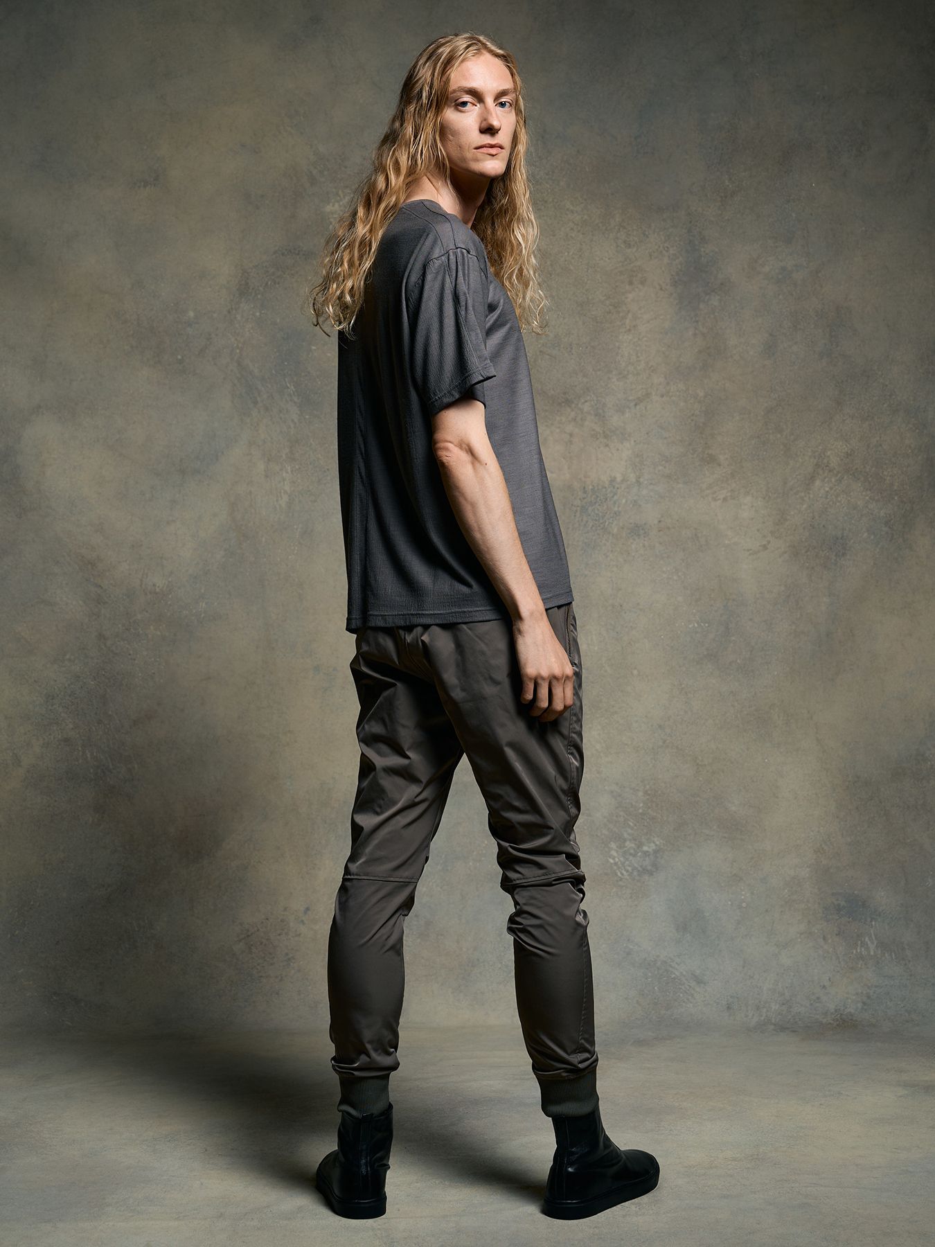 【予約品 9月23日(火) 締切】tuck rib pants / タックリブパンツ / カーキ