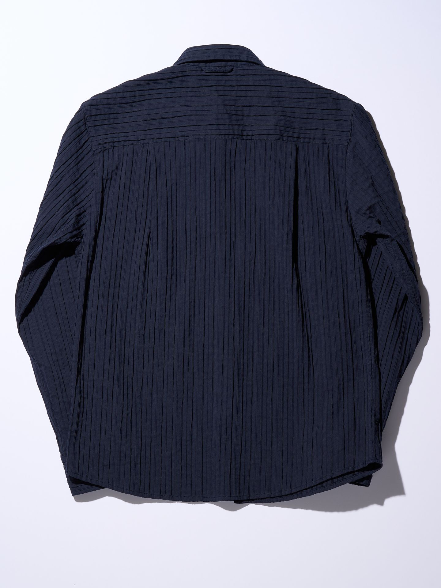 【予約品】 stripe shirt / ストライプシャツ / ネイビー