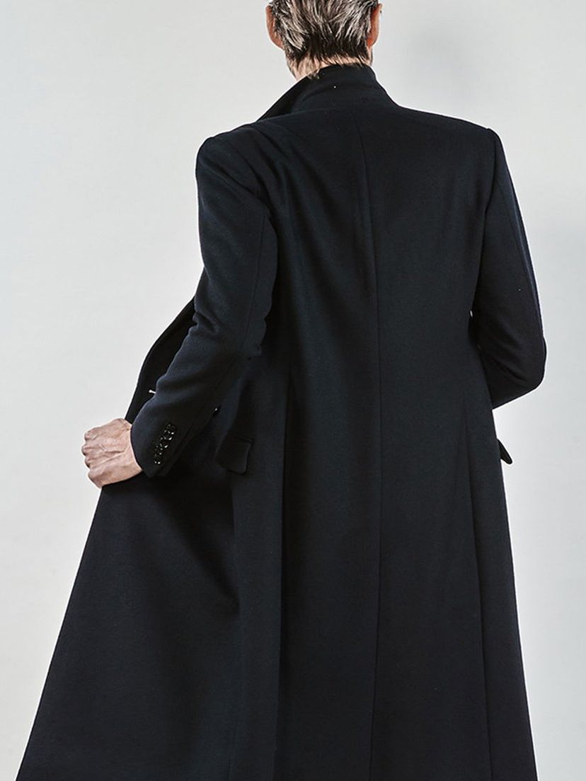 ys Yuji SUGENO - Lamb Beaver wool Changing Long Chester Coat