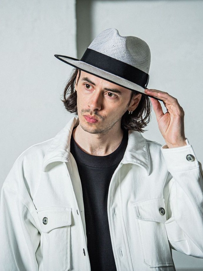 《予約品11月17日19時締め》 STEVIE STRAW HAT / ストローハット / ホワイト