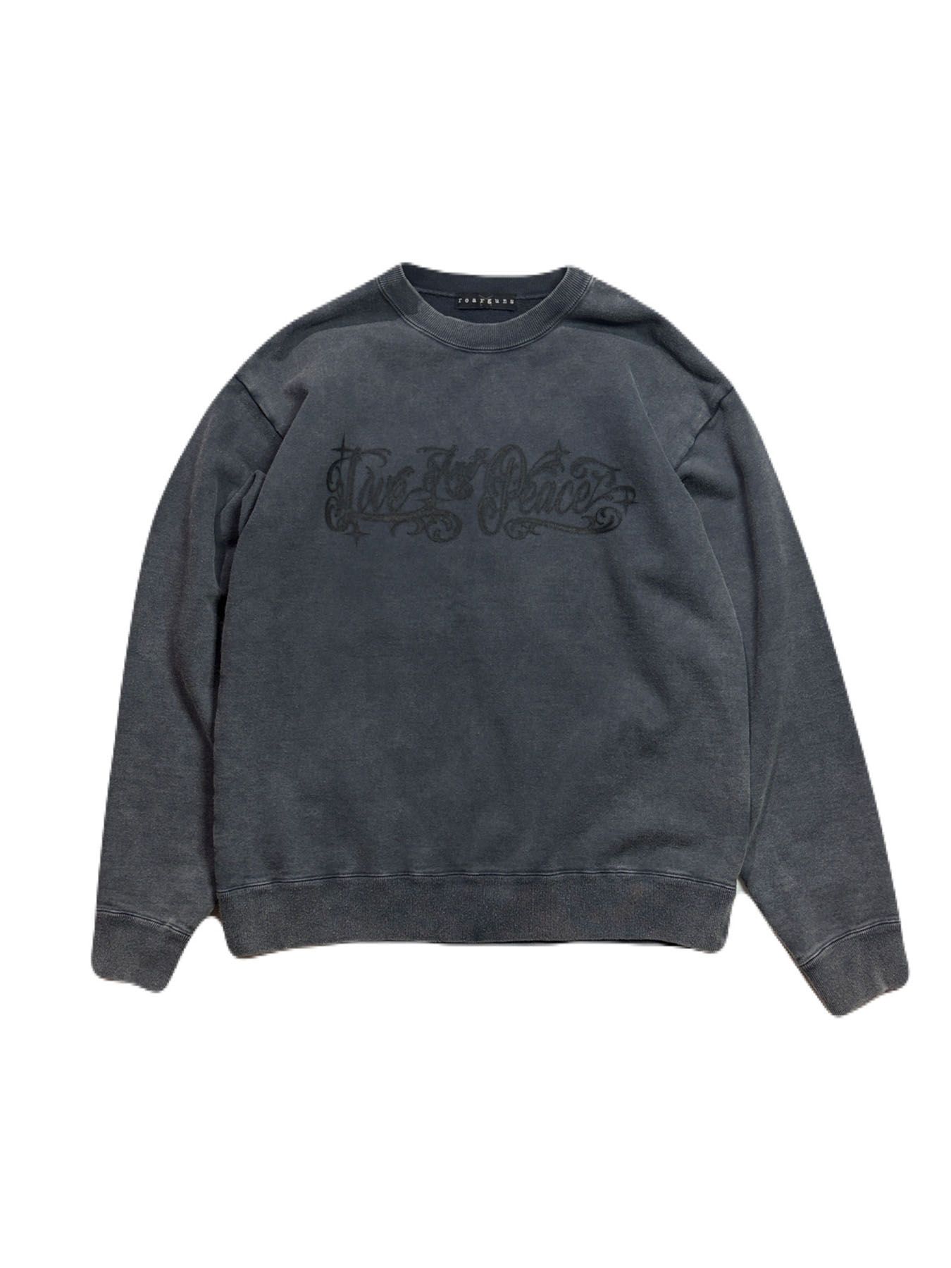 【予約品 3月9日(月) 18:00 締切】GARMENT DYED SWEAT / ガーメントダイ スウェット / ブラック