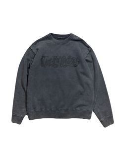 【予約品 3月9日(月) 18:00 締切】GARMENT DYED SWEAT / ガーメントダイ スウェット / ブラック