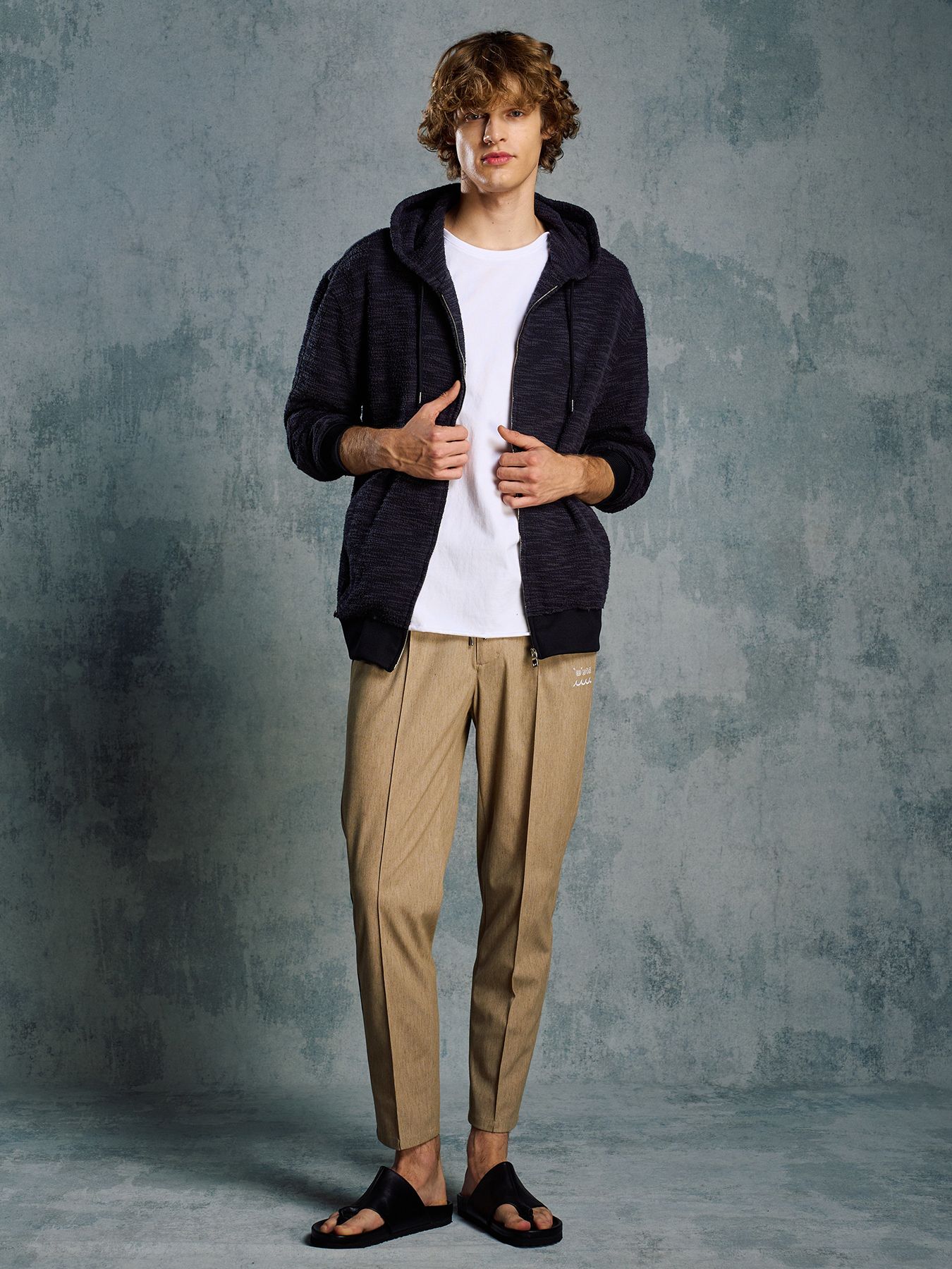 【予約品 1月25日(日) 締切】muta × wjk collection：smart pin-tuck slacks  / スマートピンタック スラックス / キャメル