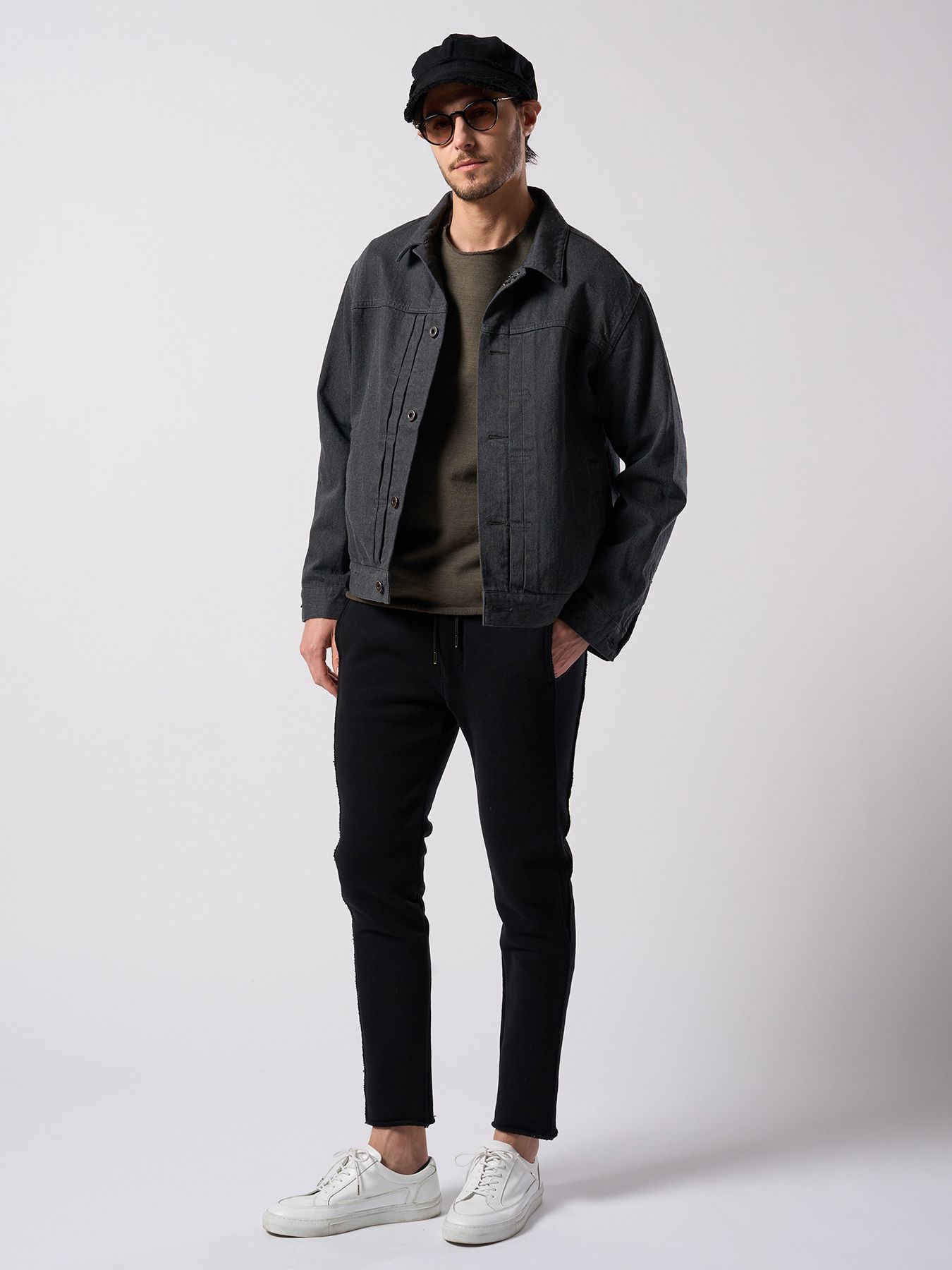 【予約品 4月19日(日) 18時締切】jersey engineer cap / ジャージ エンジニアキャップ / ディープブラック