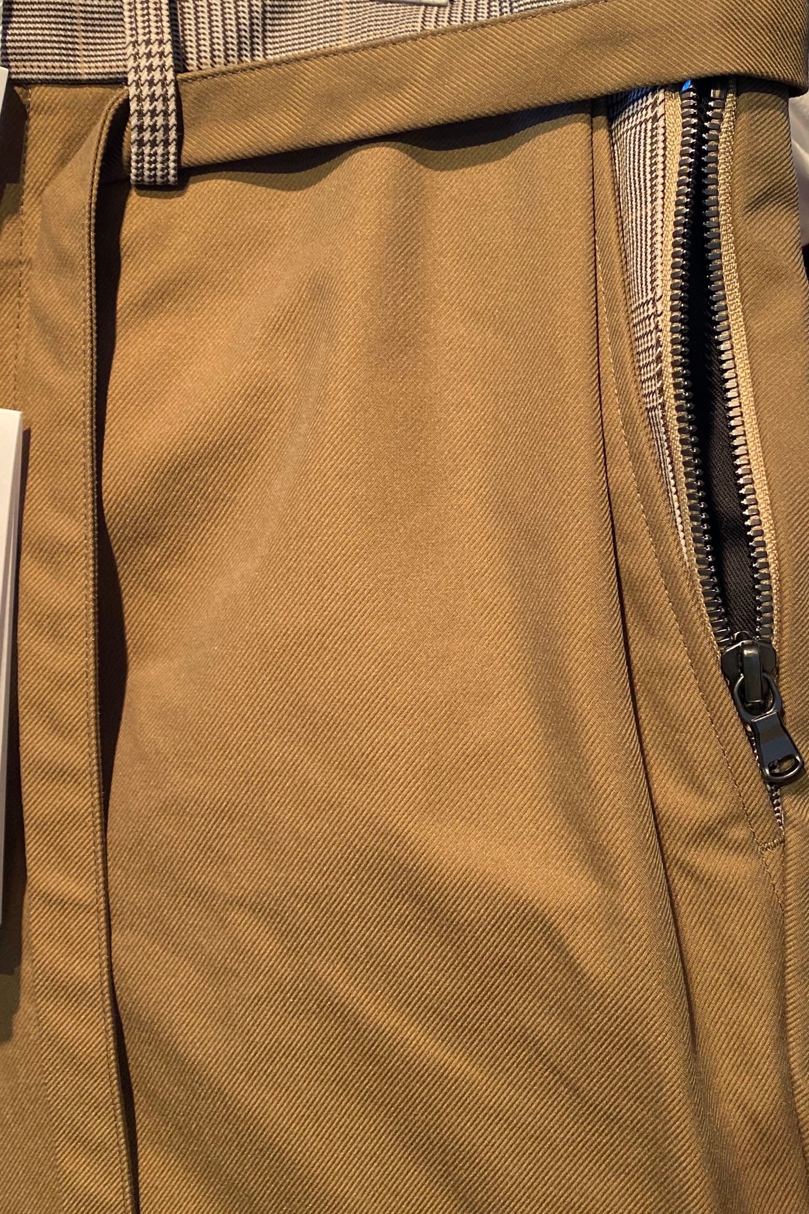 BELTED PANTS / CAMEL 【junhashimoto】